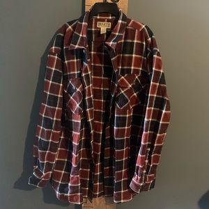 Duluth Trading Thick Flannel Shirt 2XL Tall